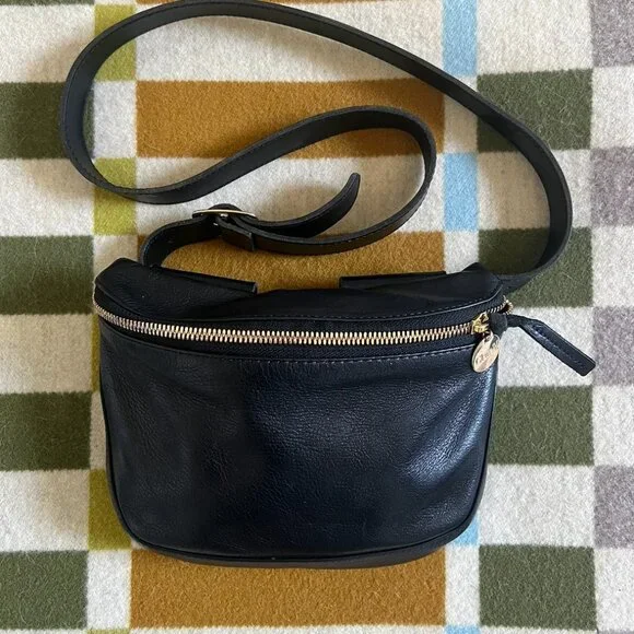 Clare V Black Leather Fanny Pack - Picture 2 of 4